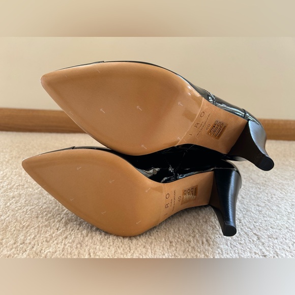 NIB IRO Paris Ully Patent-Leather High Heel Boots in Black - FR 40 / US 8.5 - Picture 13 of 16